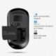 TOPELEK 2.4G Ratón Inalámbrico Slim Delgado,Silencioso Clic,Apto para Empleado de Oficina y Estudiante con 1600 dpi Compatibl