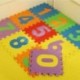 Jiyaru 10 PCS Infantil Alfombra Puzzle para Niños Manta De Espuma De Suelo Números Para Niños Número De Mat Educación Juguete