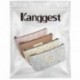 Kanggest 4Pcs Estilo Pastoral Caja de Lápiz de Lona Floral para Niños Escuela Papelería Fuentes de Oficina Bolso Cosmético o 
