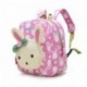 DafenQ Linda Guardería Infantil Mochila Cartoon Conejo Guardería Primaria Dibujos Bolsa Escuela Kinderrucksack para Niño Niña