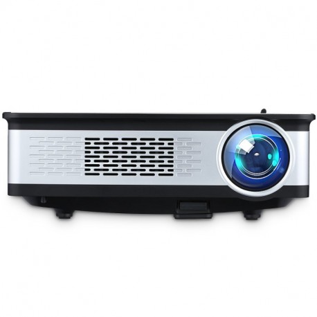 Excelvan Z720 - Proyector LED 1080P 3300 Lúmenes,128 x 768,Proyeccion 30"-145",Intefaz HDMI, VGA, USB, AV, SD, Soporta Comput