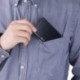 Tarjetero Ultra Delgado Diseño Elegante de Acero Inoxidable con 6 Ranuras - CashNox RFID Bloqueo de Tarjeta de Crédito Titula
