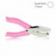 Zhi Jin rosa mano Hole Puncher resistente perforadora de papel alicates 20 hojas Capacidad Escuela Oficina herramienta Set, c
