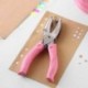 Zhi Jin rosa mano Hole Puncher resistente perforadora de papel alicates 20 hojas Capacidad Escuela Oficina herramienta Set, c