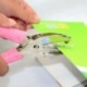 Zhi Jin rosa mano Hole Puncher resistente perforadora de papel alicates 20 hojas Capacidad Escuela Oficina herramienta Set, c