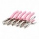 Zhi Jin rosa mano Hole Puncher resistente perforadora de papel alicates 20 hojas Capacidad Escuela Oficina herramienta Set, c