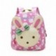 Mochila Infantil / PequeñA Bebes Guarderia Bolsa Lindo Conejo Animales Bambino mochila para pequeño niñas Rosa