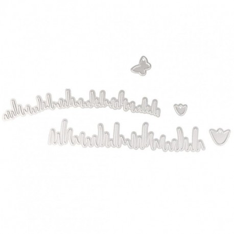 Culater Troqueles para álbumes de recortes Scrapbooking Cortar Plantillas Metal Troquelado Kit G 