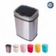 Cubo de basura sensor 12 litros cubo de basura automático cubo de cocina de empuje colorido cocina ecológica baño sala de est