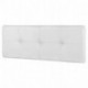 HomeSouth - Cabecero Cama Matrimonio tapizado en símil Piel Color Blanco, Cabezal Modelo Deva, Medidas: 160 x 50 x 3,5 cm de 