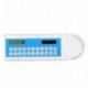 Ruikey Creative 10 cm Mini regla de plástico LCD Display Digital Calculator 2 en 1 portátil portátil de la calculadora de los