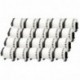 20 Compatibles Rollos DK22205 DK-22205 62mm x 30.48m Etiquetas continuas para Brother P-Touch QL-500 QL-550 QL-560 QL-570 QL-