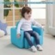 Mesa y silla para niños Emall multifunción con diseño de cara sonriente para niños y niñas azul azul