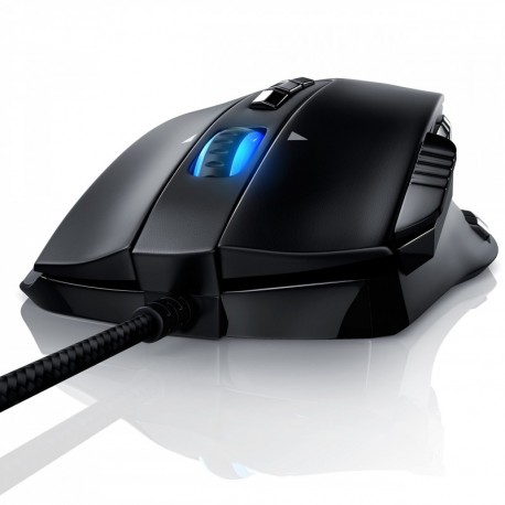 Titanwolf - 16400 dpi MMO Gaming Laser Mouse | 12 botones programables | Frecuencia de muestreo de 16400 dpi | High Precision