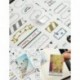 Cdet Foto etiquetas decorativas cute Paper Shirt Pegatinas tarjetas fotograficas