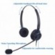 Xintronics Auriculares Teléfono Fijo Binaural RJ9, Cascos con Cancelación de Ruido Micrófono para Yealink SIP T19P T20P T21P 