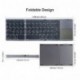 Plegable Bluetooth Teclado con TouchPad, aurtec batería portátil inalámbrico Mini Teclado para PC Tablet, Samsung, Android, i