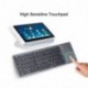 Plegable Bluetooth Teclado con TouchPad, aurtec batería portátil inalámbrico Mini Teclado para PC Tablet, Samsung, Android, i