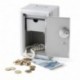 Balvi Hucha Money Bank Gris Caja de Seguridad con Contador Digital de Monedas de Euro Cierre de combinación Guarda Monedas, B