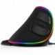 ZeleSouris – M618 Plus RGB luminoso Wired Vertical Ergonómico Gaming ratón USB Vertical ratón láser Comfort