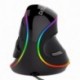 ZeleSouris – M618 Plus RGB luminoso Wired Vertical Ergonómico Gaming ratón USB Vertical ratón láser Comfort