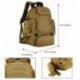 Selighting Mochila Táctica Impermeable 40L Mochilas Hombre Militares MOLLE de 900D Nylon con Múltiples Bolsillos para Senderi