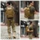 Selighting Mochila Táctica Impermeable 40L Mochilas Hombre Militares MOLLE de 900D Nylon con Múltiples Bolsillos para Senderi