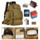 Selighting Mochila Táctica Impermeable 40L Mochilas Hombre Militares MOLLE de 900D Nylon con Múltiples Bolsillos para Senderi