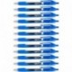 AmazonBasics – Bolígrafos de punta retráctil y tinta de gel, pack de 12 unidades, punta fina, color azul