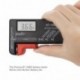 Comprobador de pilas, Preciva Battery Tester digital profesional para AAA, AA, C, D, 1.5V, batería de 9V y pilas de botón,Pre