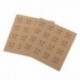 NUOLUX 32 pequeñas bolsas de papel kraft con suelo alimento favor de partido 70g con 2 etiquetas engomadas de lacre de la hoj