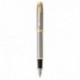 Parker 2010766, Set de colección británico con bolígrafo y estilográfica, metal Satinado