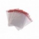 500 Bolsas De Celofan Transparentes C6 Que Uno Mismo Sellar Con Tapa Peel & Seal bolsas tamaño 12 cm x 17 cm + 3 cm solapa