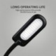 AUKEY Lámpara de Pie LED 12W Regulable con Brillo Ajustable y 3 Colores de Luz, Cuello Flexible y Cuidado de Ojos, para Salón
