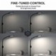 AUKEY Lámpara de Pie Regulable con Perilla de Control de Brillo y Cuello Flexible, Lámpara LED Cuidado de Ojos, Luz Blanca Na