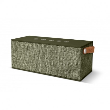 Fresh ‘n Rebel Rockbox Brick XL - Altavoz Bluetooth Inalámbrico Portátil Verde