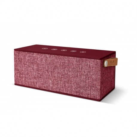 Fresh ‘n Rebel Rockbox Brick XL - Altavoz Bluetooth Inalámbrico Portátil Rojo