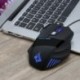 QueenDer Ratón Gaming Versión Ratones Gaming Profesional con Cable USB Gaming Mouse Óptico, 4 dpi Adjustables y 7 Botón Compa