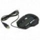 QueenDer Ratón Gaming Versión Ratones Gaming Profesional con Cable USB Gaming Mouse Óptico, 4 dpi Adjustables y 7 Botón Compa
