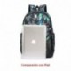 Maod juveniles Backpack Impermeables Mochila de Ordenador Impresión Bolsos Escolares portatil mochilas escolares 15.6 Pulgada