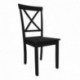 Furniture 247 - Silla de comedor, negro