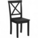 Furniture 247 - Silla de comedor, negro