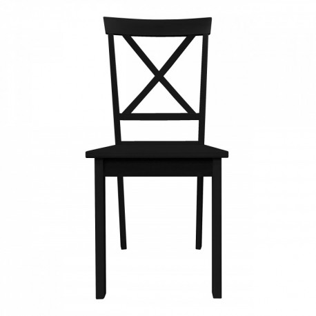 Furniture 247 - Silla de comedor, negro