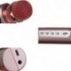 Micrófono Inalámbrico Portátil Bluetooth 2 Altavoces Incorporados para Karaoke 3.5mm AUX Compatible con PC/ iPad/ iPhone/ Sma
