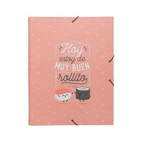 Mr. Wonderful - Carpeta separadora con diseño Hoy Estoy De Muy Buen Rollito