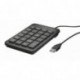 Trust Xalas - Teclado numérico USB, Color Negro