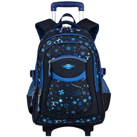 Mochilas Escolares con Ruedas, COOFIT Mochilas Infantil Trolley Bolso Mochila Ruedas Infantil