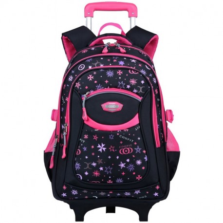 Mochilas Escolares con Ruedas, COOFIT Mochilas Infantil Trolley Bolso Mochila Ruedas Infantil