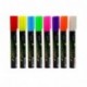 niceEshop TM Rotuladores de Tiza Líquida,Set de 12 Colores Llamativaos,No Tóxico,Borrado con Paño Húmedo, 6mm Punta Ancha