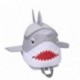 OULII Mochila Infantil Animal Tiburón 3D Gris 